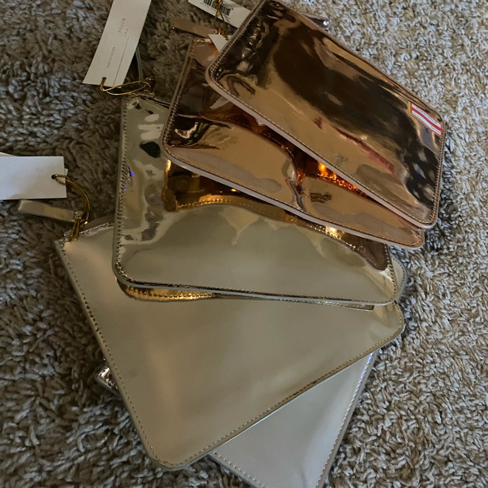 Zipper pouch, clutch, makeup bag